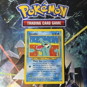 TOTODILE - 85/105 - Neo Destiny - Common - Pokemon Card - NM/M